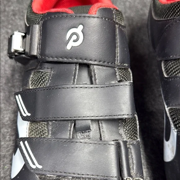 Peloton size 47 Men’s Black and Red Cycling Shoes - Picture 2 of 9